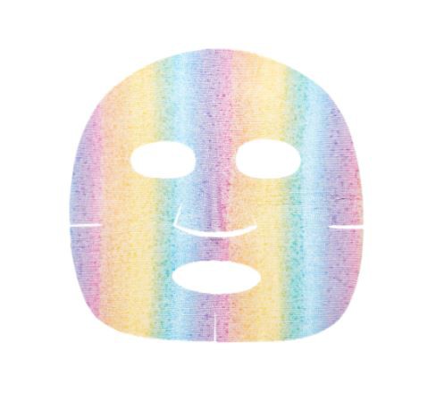 rainbow hydrogel facial mask